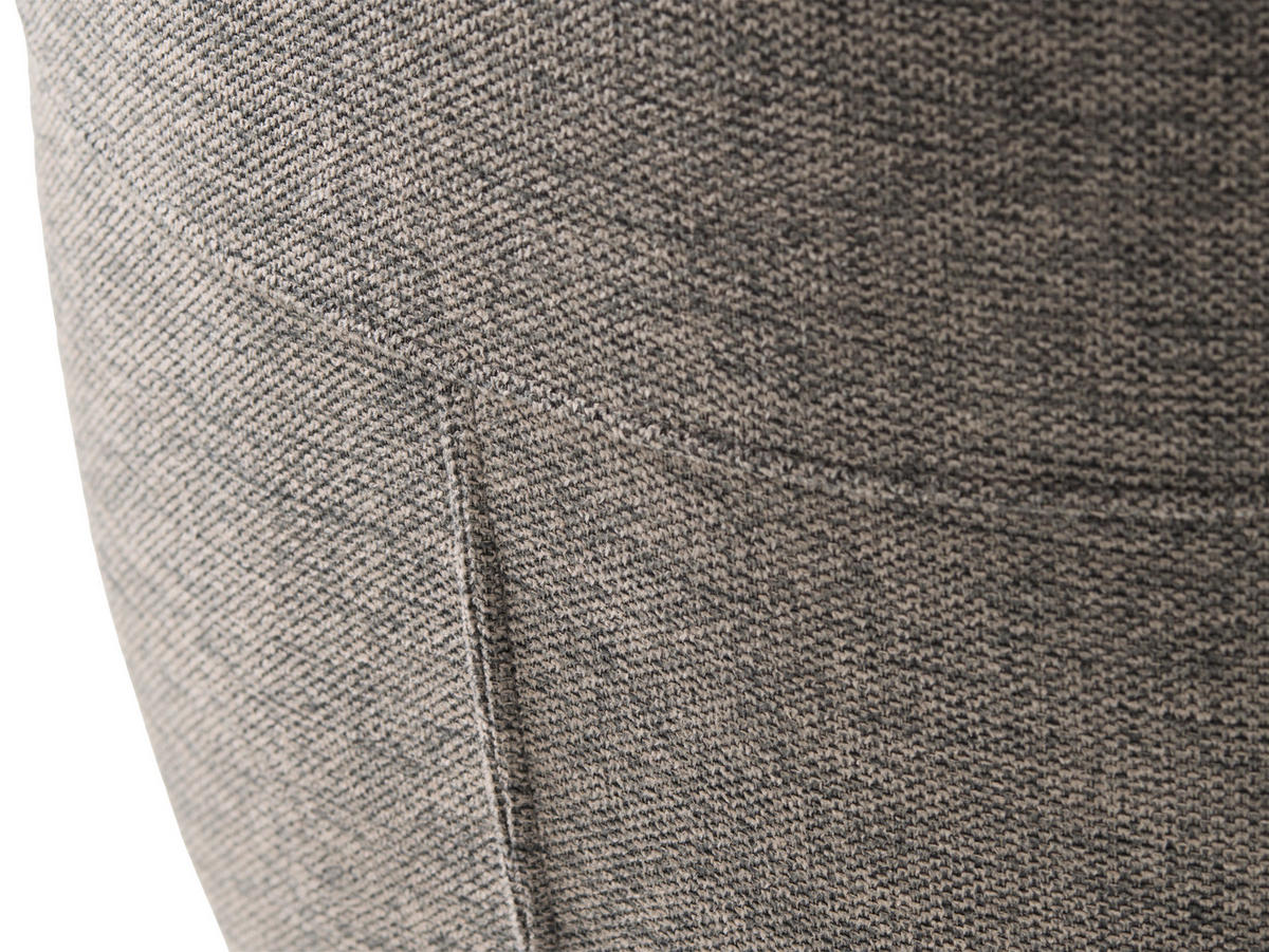 STOL MED ARMSTÖD  - svart/grå, Modern, metall/textil (57,5/88/62cm) - Livetastic