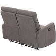 2-SITZER-SOFA Mikrofaser Grau  - Schwarz/Grau, KONVENTIONELL, Kunststoff/Textil (127/105/93cm) - Xora