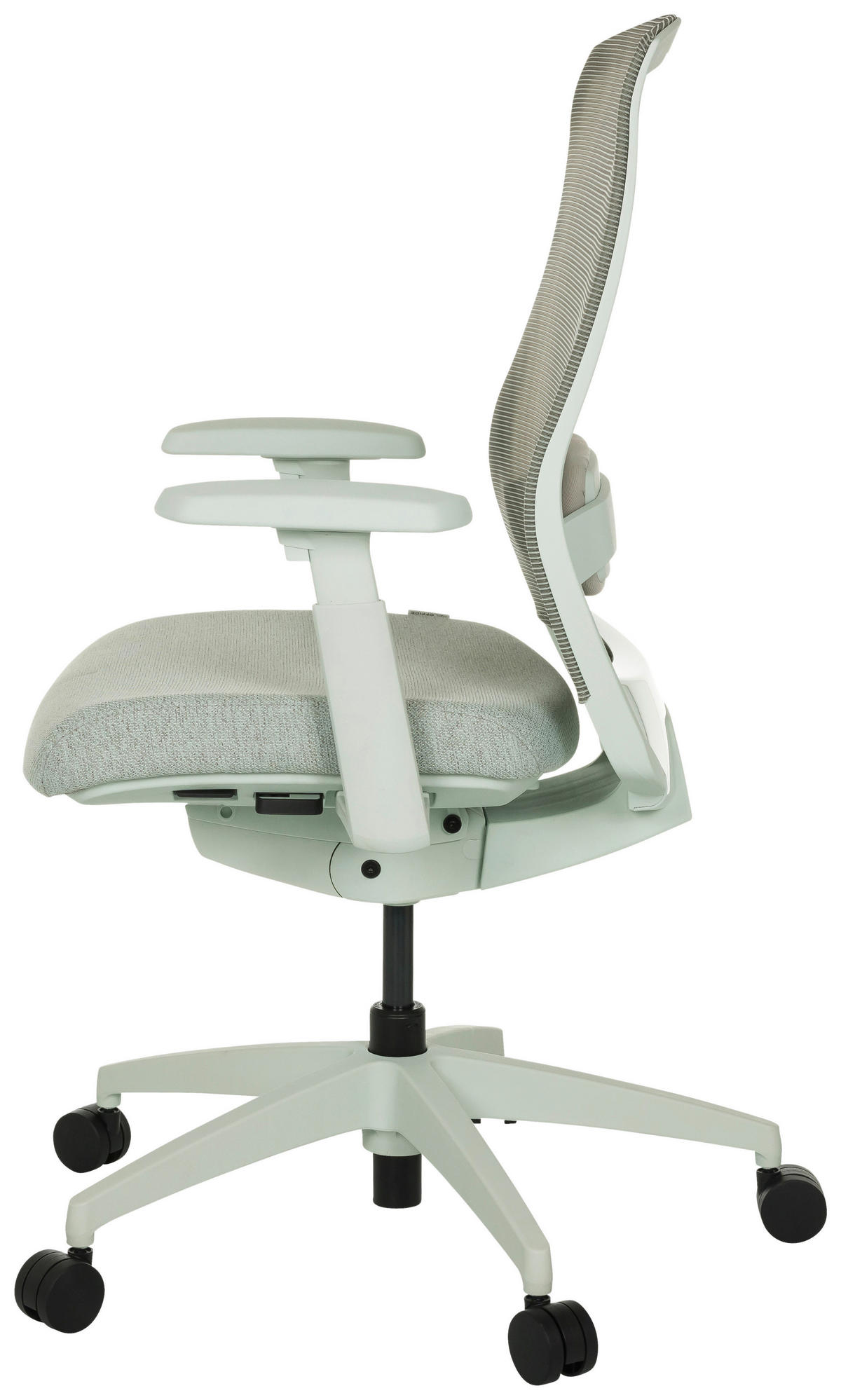 OTOČNÁ ŽIDLE, síťovina, šedá - šedá, Moderní, textil/plast (65/95 - 103/70cm) - MID.YOU
