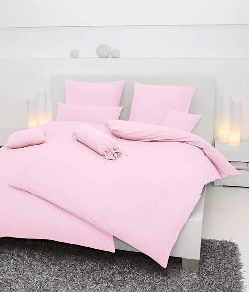 BETTWÄSCHE PIANO Seersucker 240/220 cm  - Rosa, Basics, Textil (240/220cm) - Janine