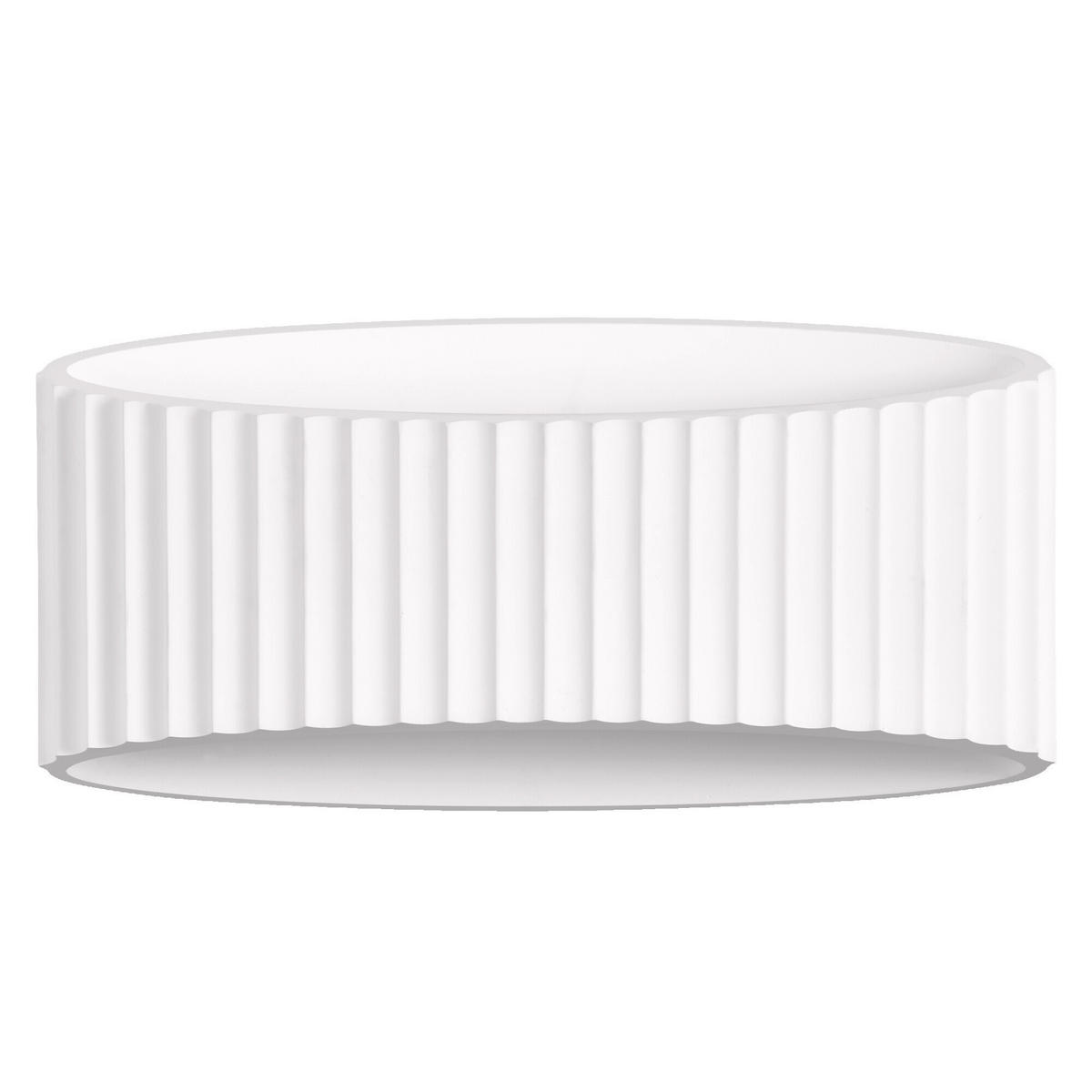 WANDLEUCHTE 34,5/13,6/18 cm   - Weiß, Natur, Stein (34,5/13,6/18cm) - Ledvance