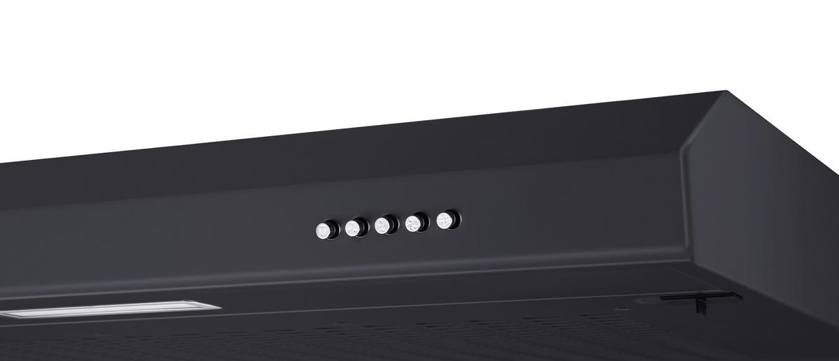 DUNSTABZUGSHAUBE CH600SC-19  - Schwarz, Trend, Metall (60/8/46,5cm) - Respekta