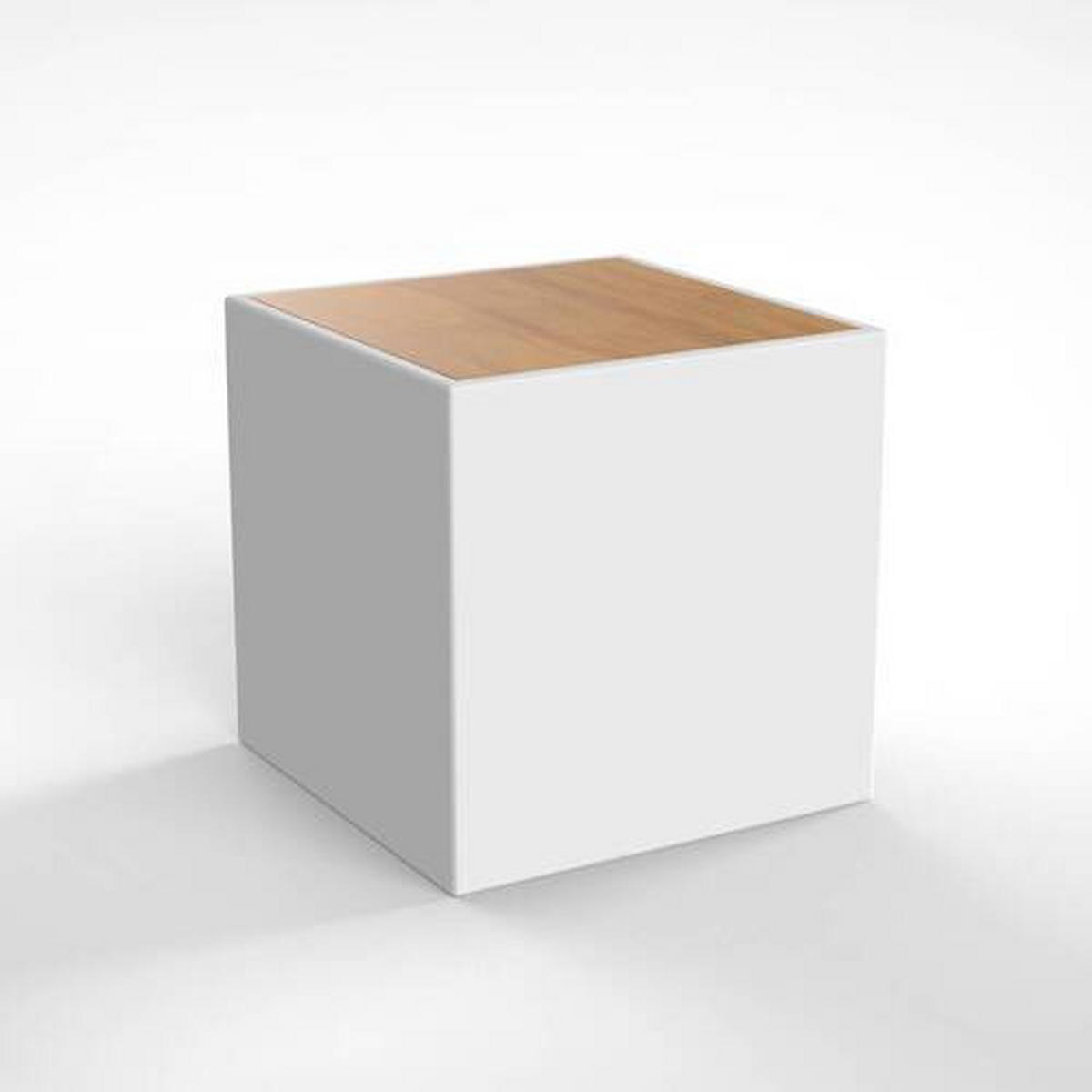 AUßENLEUCHTE BORA 43/43/43 cm   - Basics, Holz/Kunststoff (43/43/43cm) - New Garden