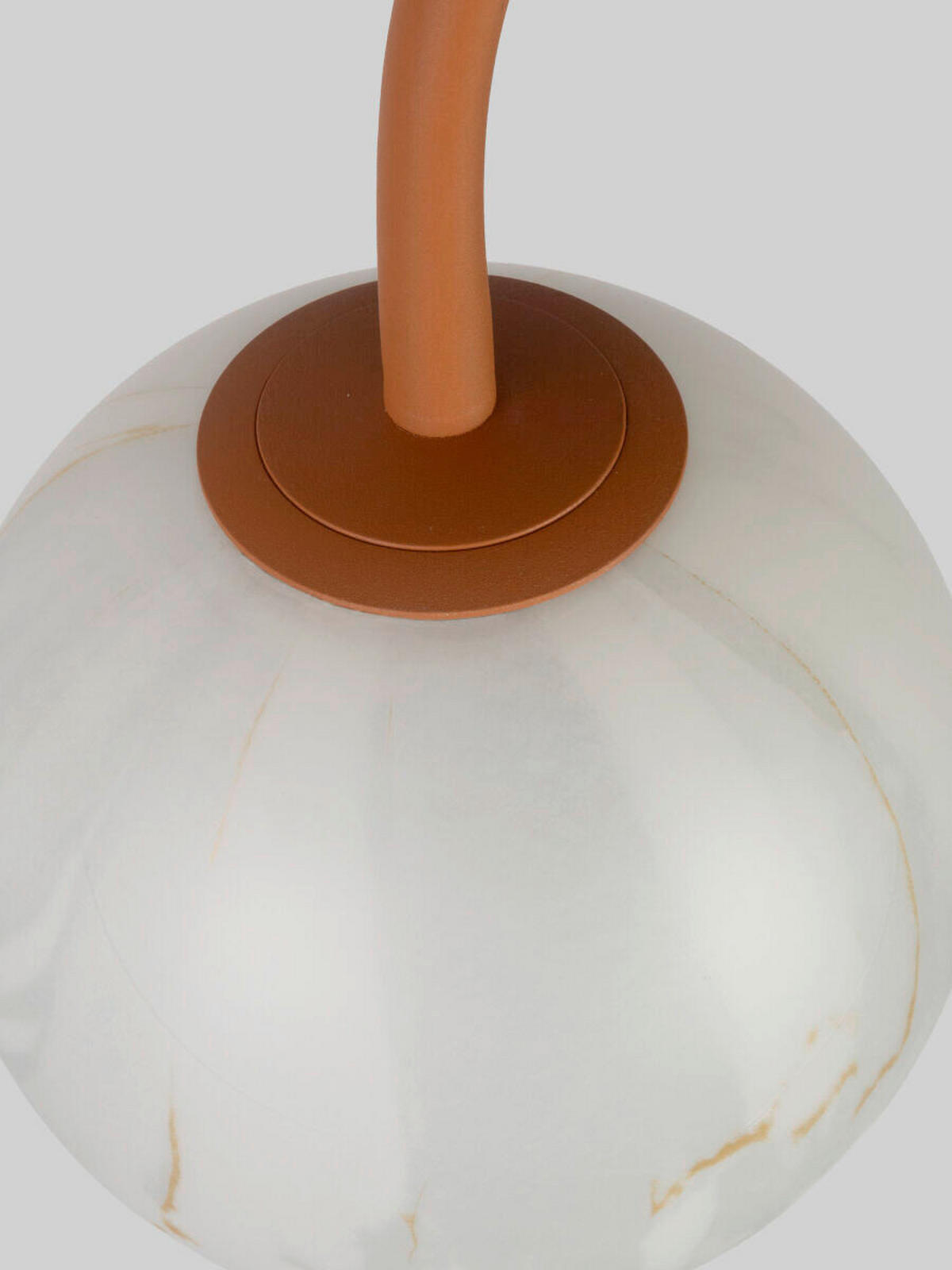 STEHLEUCHTE It's about RoMi 20/160/48 cm  - Terracotta, Trend, Glas/Stein (20/160/48cm) - It's about Romi