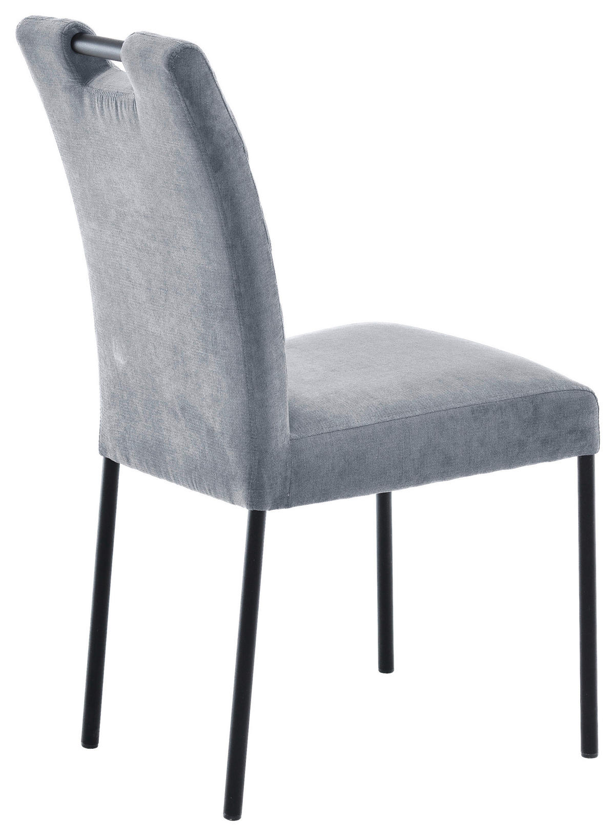 STUHL Webstoff Mintgrün  - Schwarz/Mintgrün, KONVENTIONELL, Textil/Metall (46/91/61cm) - Carryhome