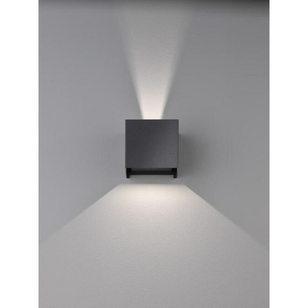 Thumbnail - Fischer & Honsel Led-Wandleuchte Wall, Schwarz, Metall, G, 10x10 cm, Lampen & Leuchten, Innenbeleuchtung, Leuchten nach ...