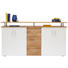 KOMMODE 178/90/38 cm - Eichefarben/Silberfarben, KONVENTIONELL, Holzwerkstoff/Kunststoff (178/90/38cm) - Boxxx KOMMODE 178/90/38 cm - Eichefarben/Silberfarben, KONVENTIONELL, Holzwerkstoff/Kunststoff (178/90/38cm) - Boxxx