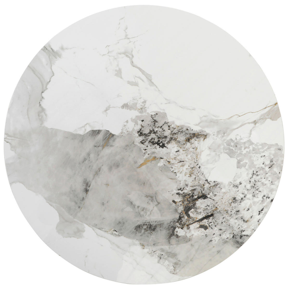 KONFERENČNÍ STOLEK, bílá,  - bílá, Design, kov/keramika (70/41cm) - Carryhome