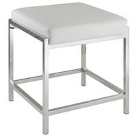 BADHOCKER - Weiß, Basics, Metall (44/48/43cm)