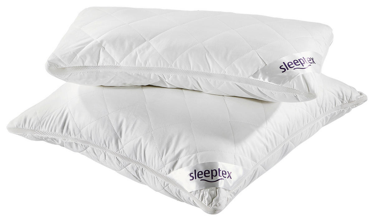 JASTUK PROŠIVENI 60/80 cm   SQUARE  - bijela, Basics, tekstil (60/80cm) - Sleeptex