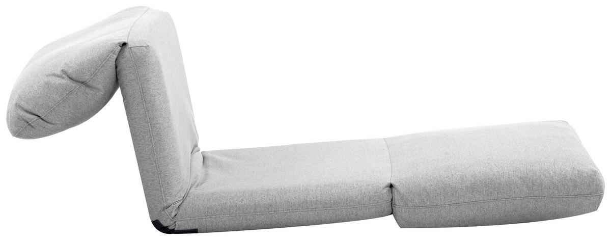 SCHLAFSESSEL  in Webstoff Hellgrau  - Dunkelgrau/Hellgrau, Design, Textil (78/58/82cm) - Livetastic