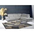 ECKSOFA Grau Webstoff  - Schwarz/Grau, KONVENTIONELL, Textil/Metall (288/225cm) - Carryhome