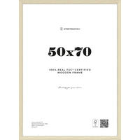 BILDERRAHMEN 53,1/73,3/2,5 cm  - Ahornfarben, Basics, Holzwerkstoff (53,1/73,3/2,5cm)