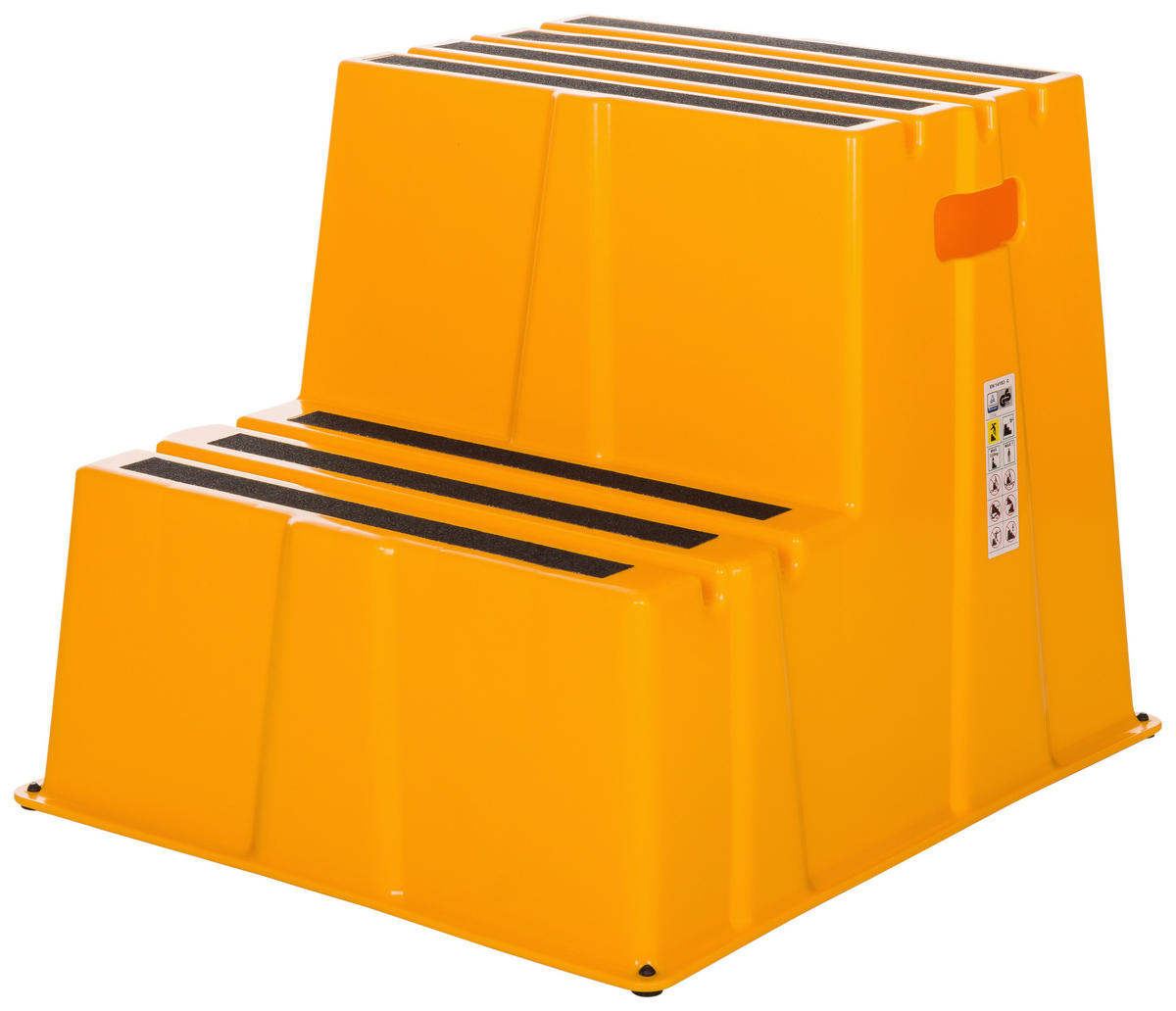 TRITTHOCKER Gelb  - Gelb, Basics, Kunststoff (57/51/65cm) - MID.YOU