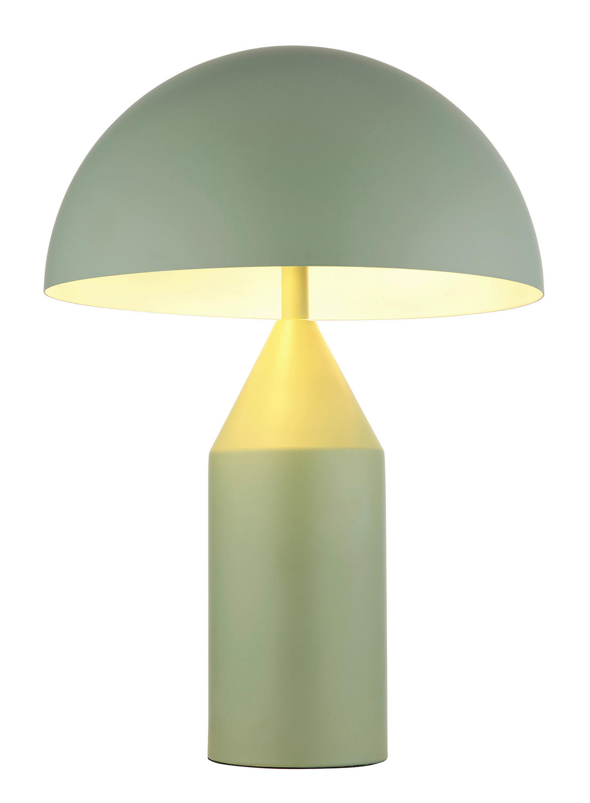 BORDSLAMPA 28/39 cm   - vit/ljusgrön, Design, metall (28/39cm) - Globo
