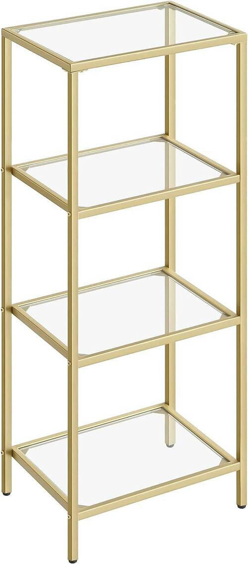 REGAL Goldfarben 40/95/30 cm - Goldfarben, Trend, Glas/Metall (40/95/30cm) - Boxxx