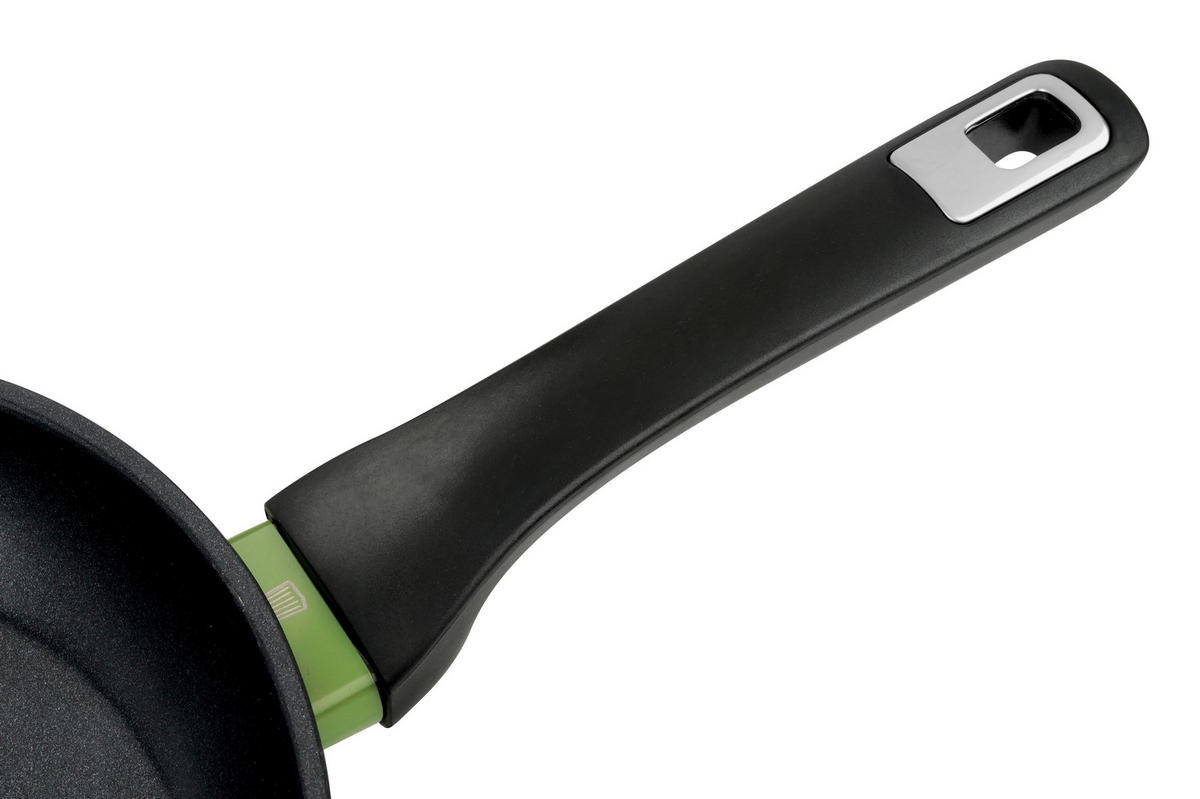 Tigaie Pentru Prăjit 20 cm  - verde/negru, Design, metal (20cm) - Chefkoch+Fackelmann