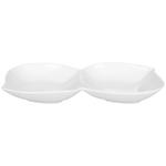 DIPSCHALE Swing  - Weiß, Basics, Keramik (29,5/14,8/4cm) - Novel