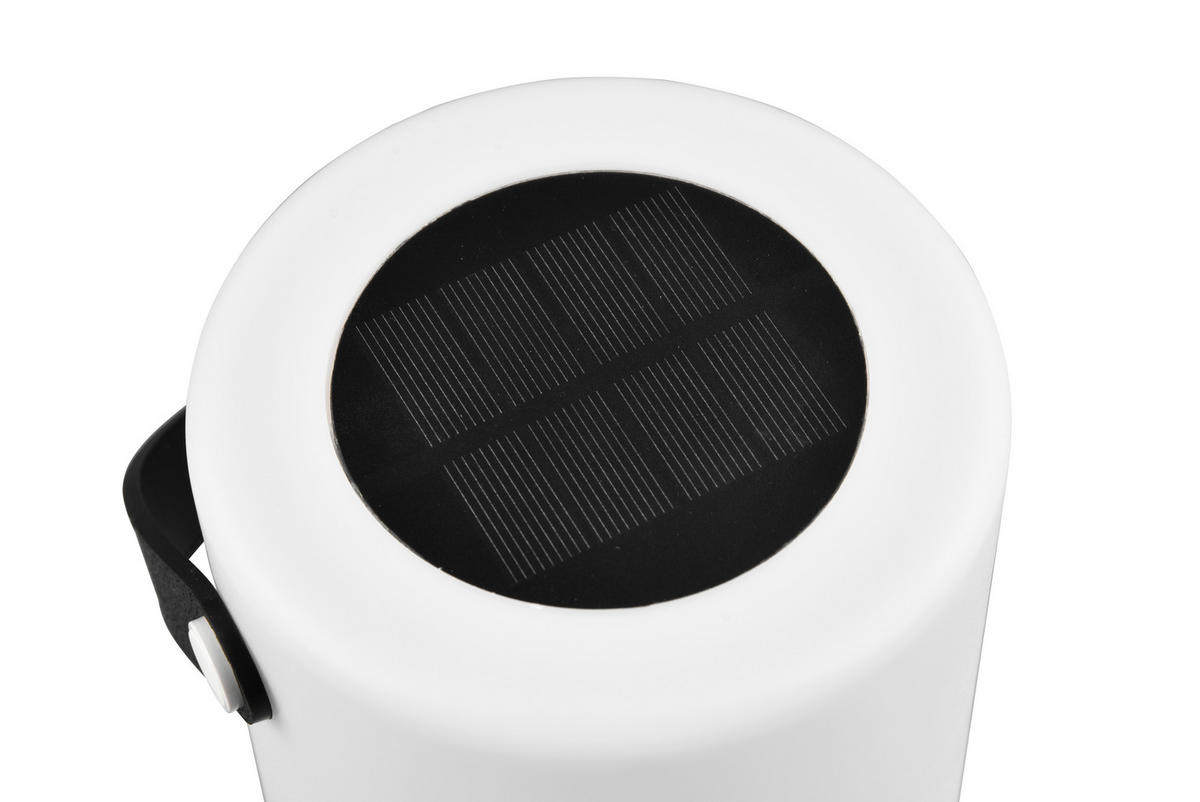 SVJETILJKA SOLARNA Garcia  - bijela, Trend, plastika (13/20,5cm)