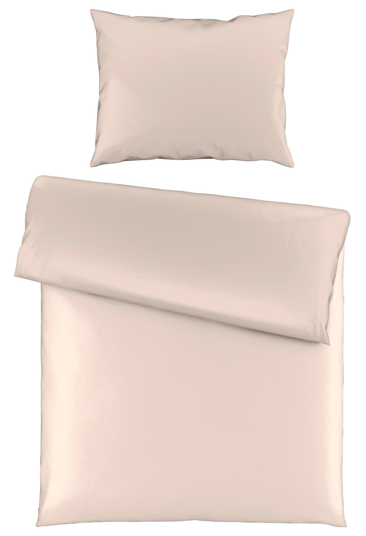 POSTELJNINA SENA 140/200 cm saten sivobež  - sivobež, Basics, tekstil (140/200cm) - Novel