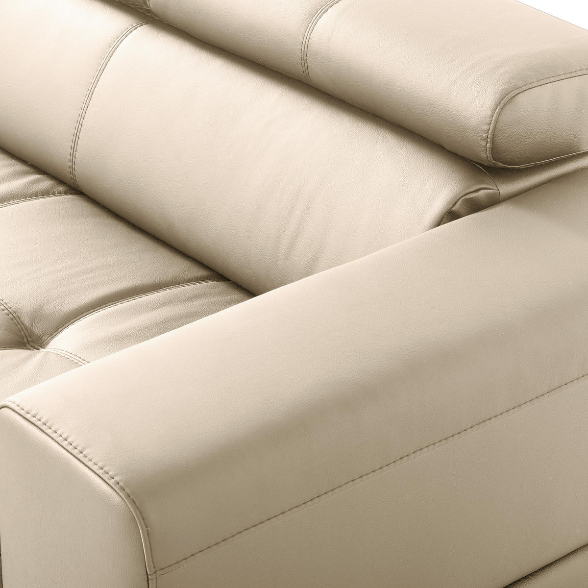 ECKSOFA  in Lederlook Echtleder Grau  - Schwarz/Grau, Design, Leder/Textil (173/247cm) - Livetastic