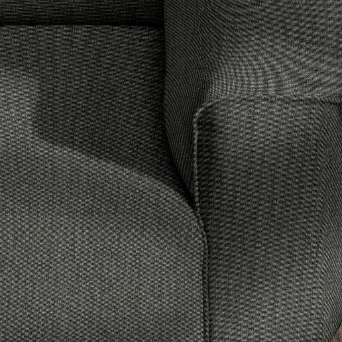 ECKSOFA in Webstoff Dunkelgrün  171/265 cm  - Dunkelgrün/Schwarz, Design, Kunststoff/Textil (171/265cm) - home24