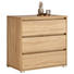KOMMODE - Alufarben/Sonoma Eiche, Design, Holzwerkstoff/Kunststoff (80/79/48cm) - Carryhome KOMMODE - Alufarben/Sonoma Eiche, Design, Holzwerkstoff/Kunststoff (80/79/48cm) - Carryhome