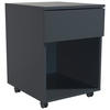 ROLLCONTAINER 39/55/45 cm  - Anthrazit, MODERN, Holzwerkstoff/Kunststoff (39/55/45cm) - MID.YOU