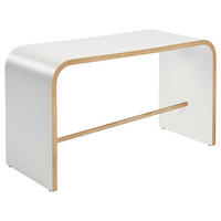 HOCKERBANK 70/40/30 cm Weiß, Buchefarben Buche  - Buchefarben/Weiß, Basics, Holz (70/40/30cm) - Tojo