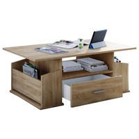 SOFFBORD - silver/ekfärgad, Basics, trämaterial/plast (110/52/44cm) - MID.YOU