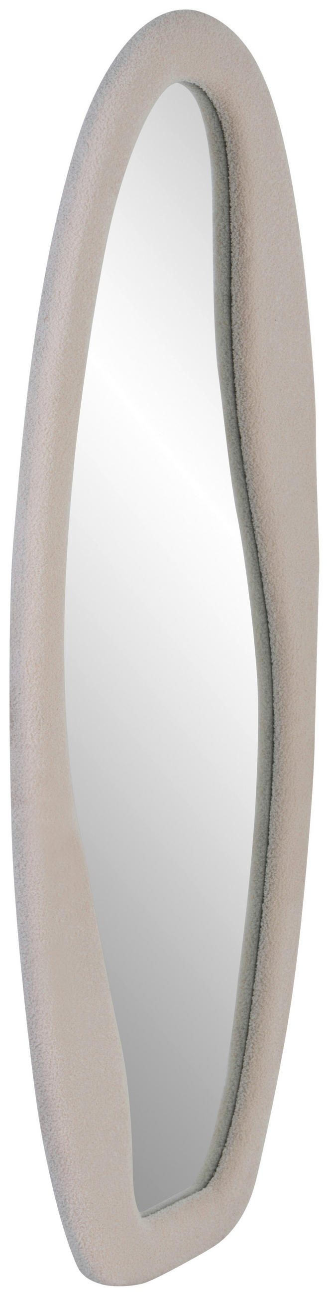 WANDSPIEGEL 75/175/3,5 cm    in Freiform  - Creme, Design, Glas/Holzwerkstoff (75/175/3,5cm) - MID.YOU
