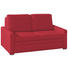SCHLAFSOFA Rot - Chromfarben/Rot, KONVENTIONELL, Textil/Metall (153/83/90cm) - NOVEL