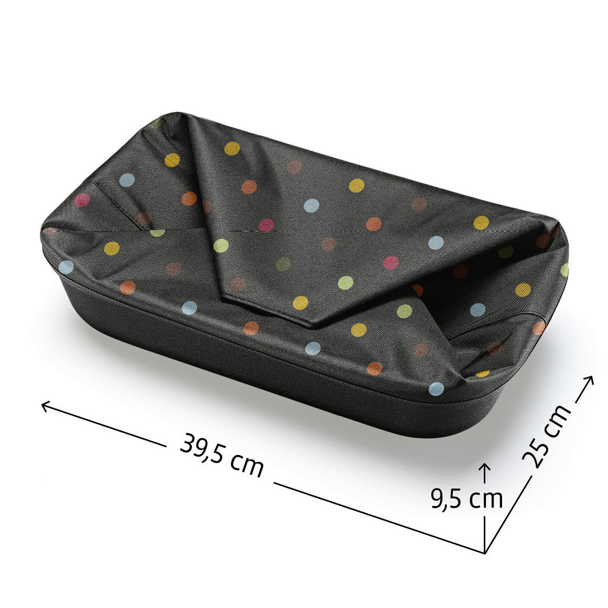 EINKAUFSKORB Dots 22 L  - Gelb/Rot, Basics, Kunststoff/Textil (48/28/33cm) - Reisenthel