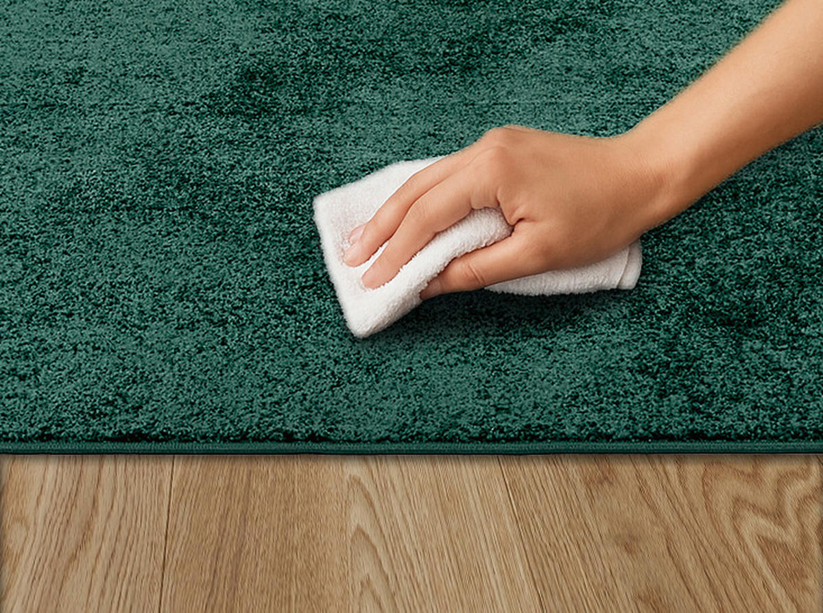 WEBTEPPICH 200/280 cm Sam Dunkelgrün rechteckig  - Dunkelgrün, Basics, Kunststoff (200/280cm) - Astra