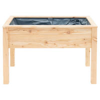 HOCHBEET  - Lärchefarben, Basics, Holz (120/75/65cm) - Ambia Garden