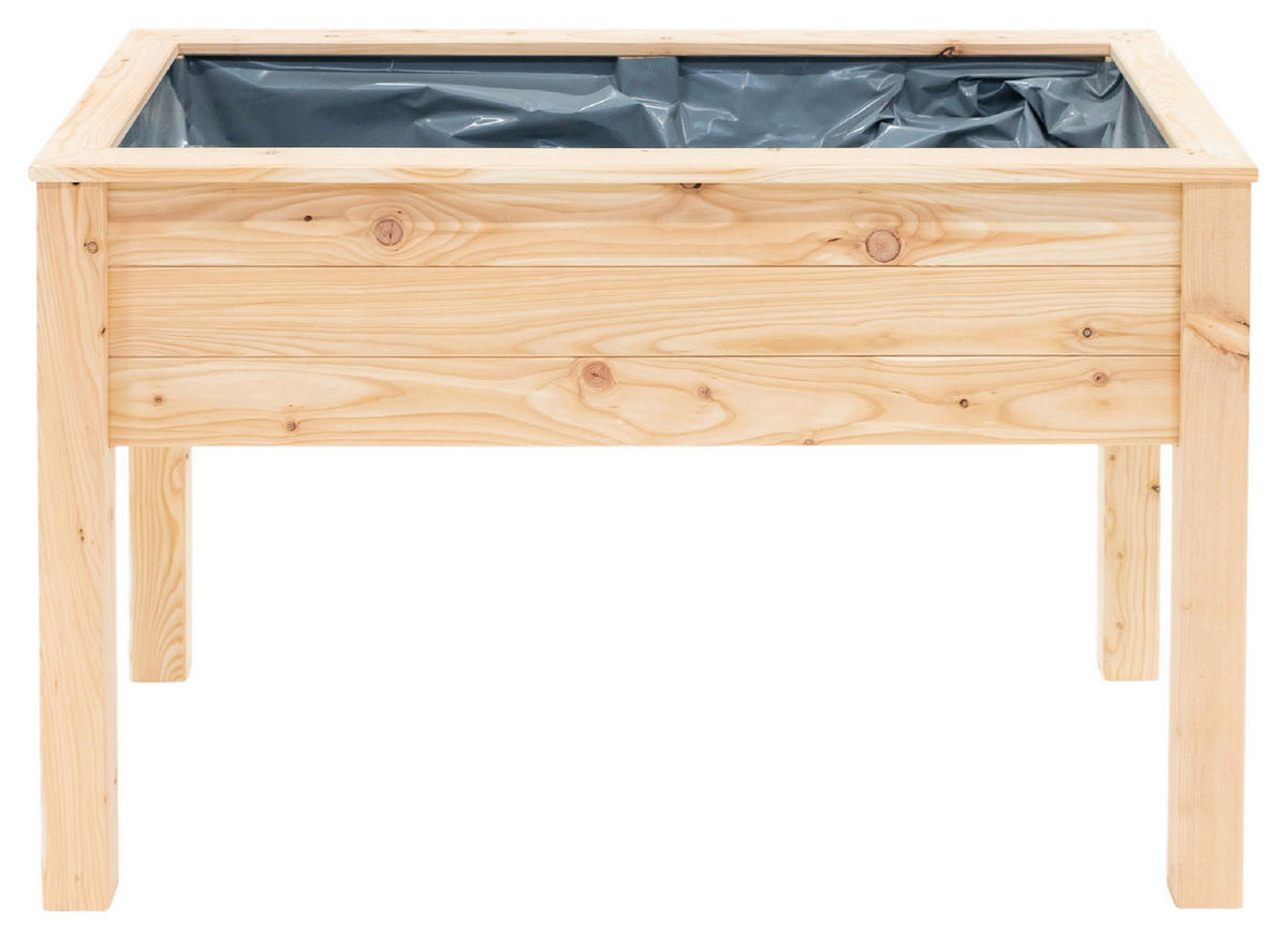 HOCHBEET  - Lärchefarben, Basics, Holz (120/75/65cm) - Ambia Garden