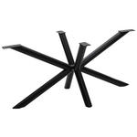 TISCHGESTELL in Metall 160/75/72 cm   - Schwarz, Design, Metall (160/75/72cm) - Landscape