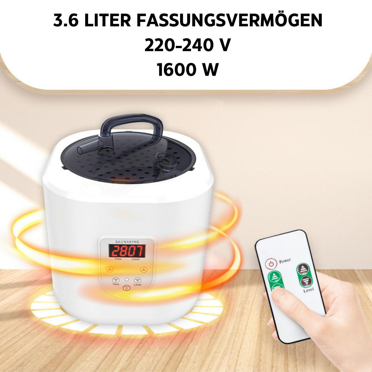 SAUNA für 1 Personen  - Schwarz, KONVENTIONELL, Kunststoff (90/190/90cm) - Sanotechnik