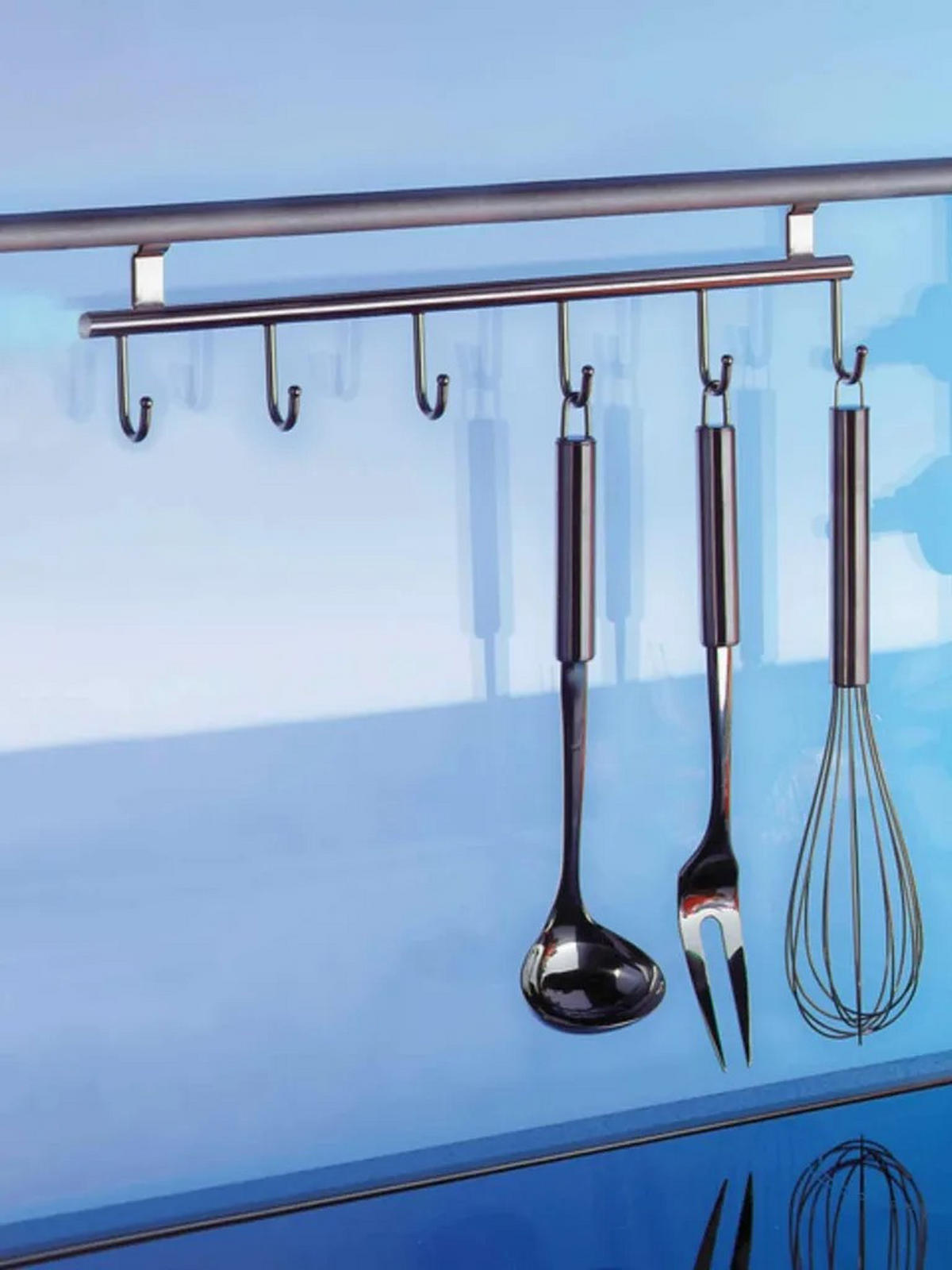 HAKENLEISTE  in Edelstahlfarben  - Edelstahlfarben, Basics, Metall (38/38/5cm) - HKT