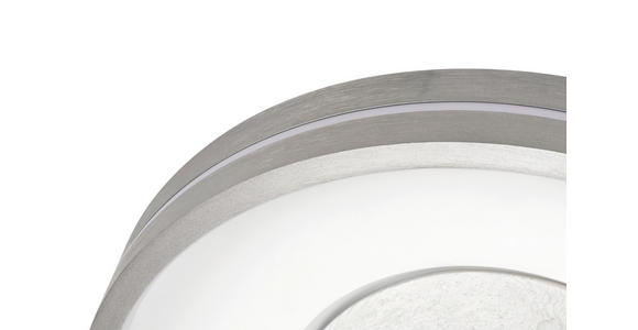 LED-DECKENLEUCHTE 38/8,5 cm - Grau, Design, Metall (38/8,5cm) - Novel