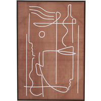 TAVLA 80/120 cm  - multicolor, Design, metall/textil (80/120cm) - Best Price