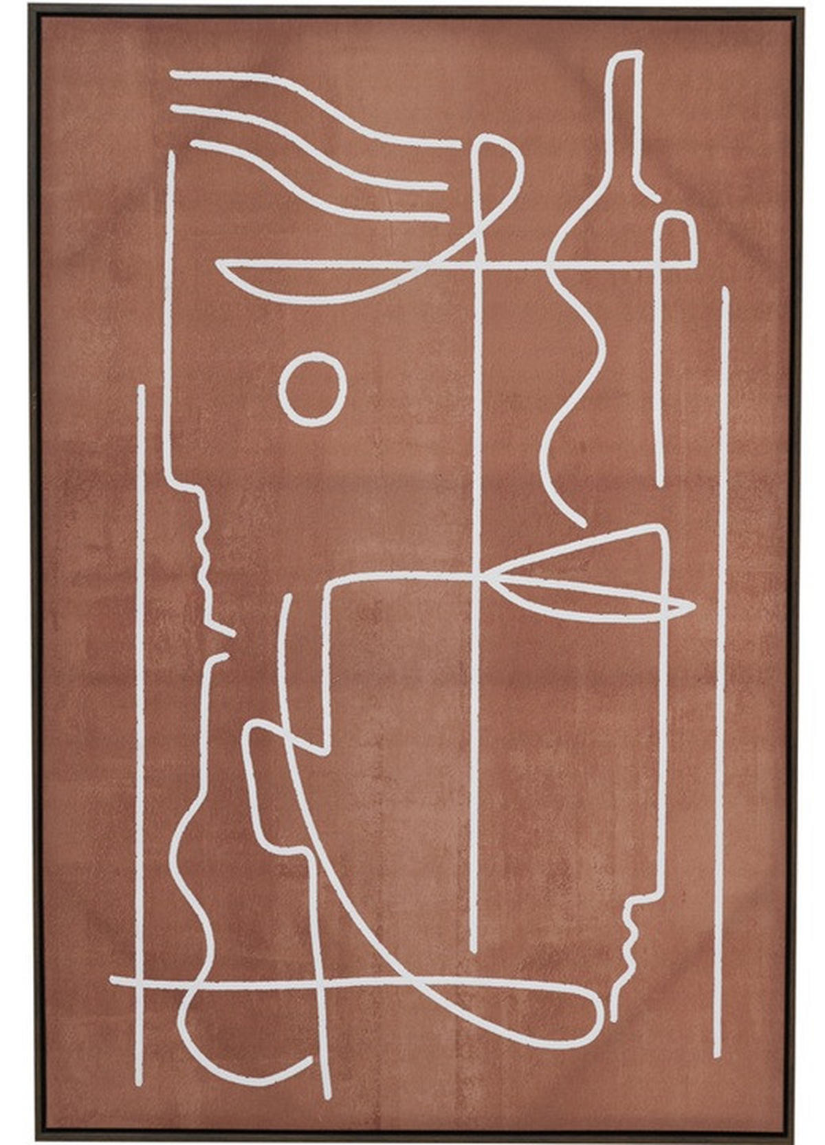 TAVLA 80/120 cm  - multicolor, Design, metall/textil (80/120cm) - Best Price