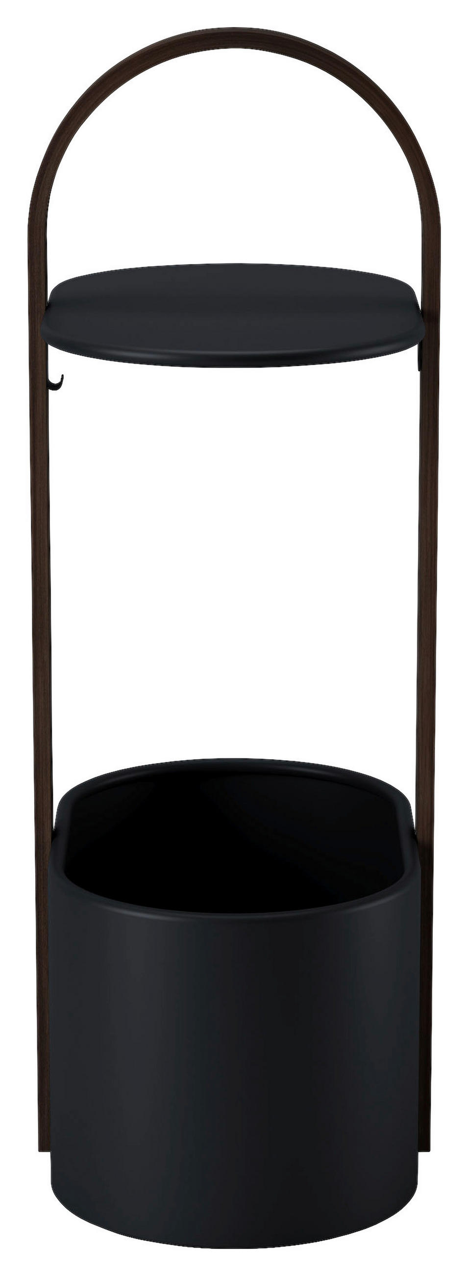 BEISTELLTISCH in Holz, Metall  - Walnussfarben/Schwarz, Design, Holz/Metall (24,1/68,9/35,3cm) - Umbra