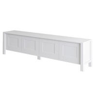LOWBOARD  in 35/45/160 cm  - Weiss, Design, Holzwerkstoff (35/45/160cm) - Livetastic