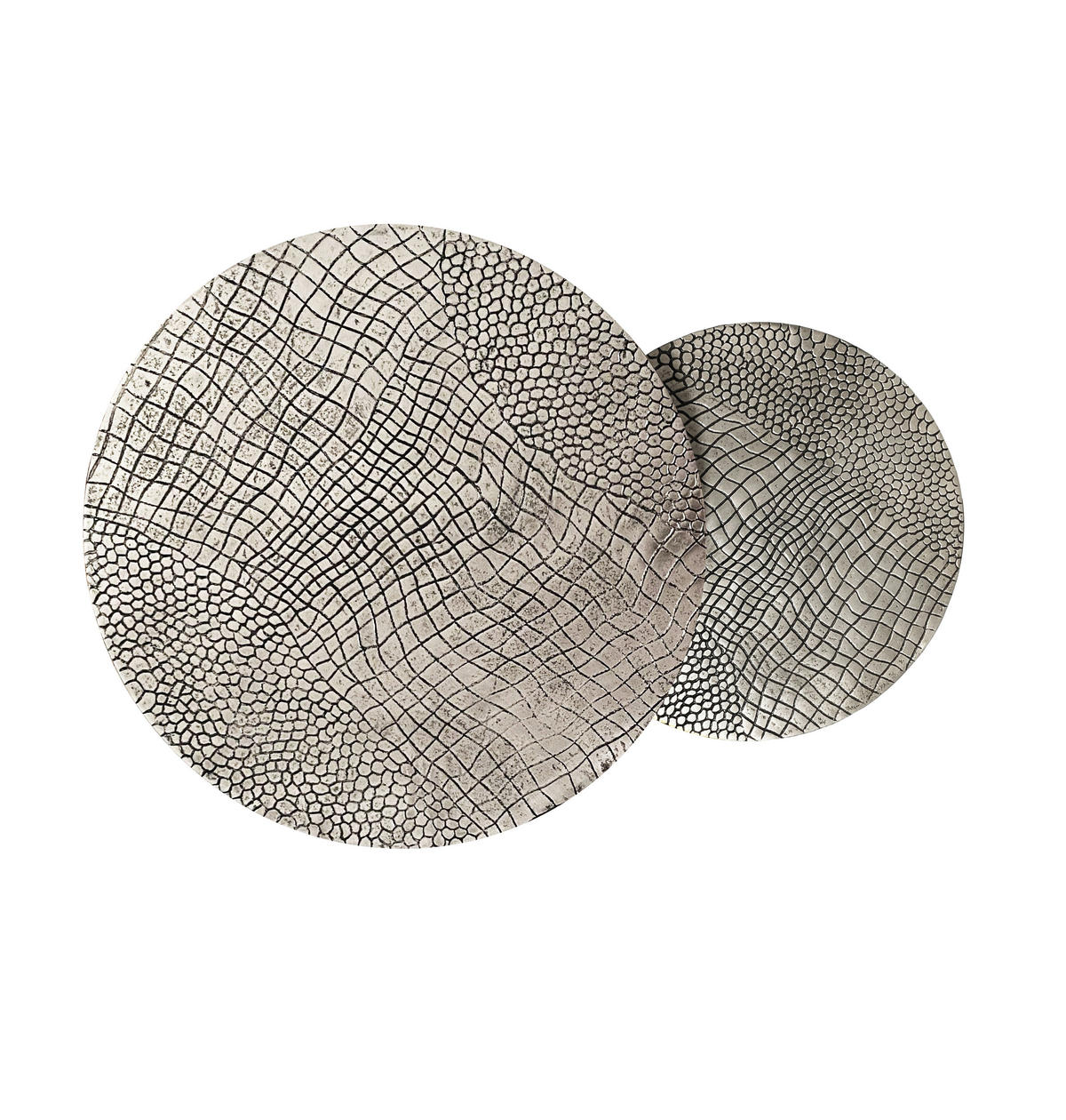 SATSBORD i metall 60/45/60 cm  - silver/svart, Design, metall (60/45/60cm) - Livetastic