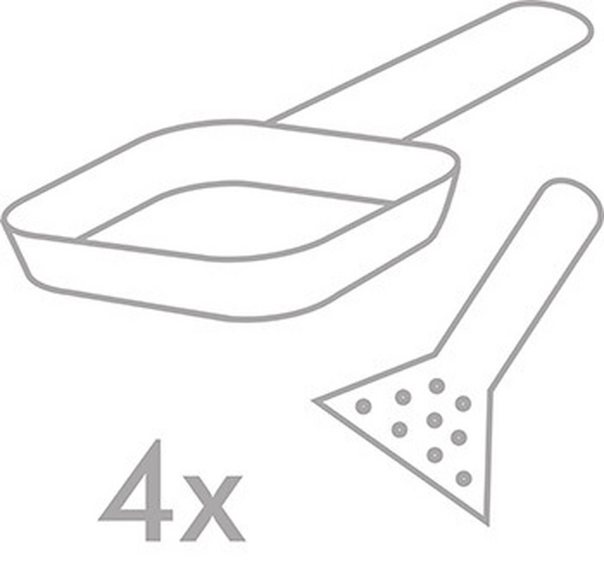 RACLETTE-GRILL  - Schwarz, Konventionell, Kunststoff (23.00/21.50/10.50cm) - Trisa Electronics