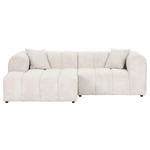 ECKSOFA  in Cord Naturfarben  162/250 cm  - Schwarz/Naturfarben, KONVENTIONELL, Kunststoff/Textil (162/250cm) - Carryhome