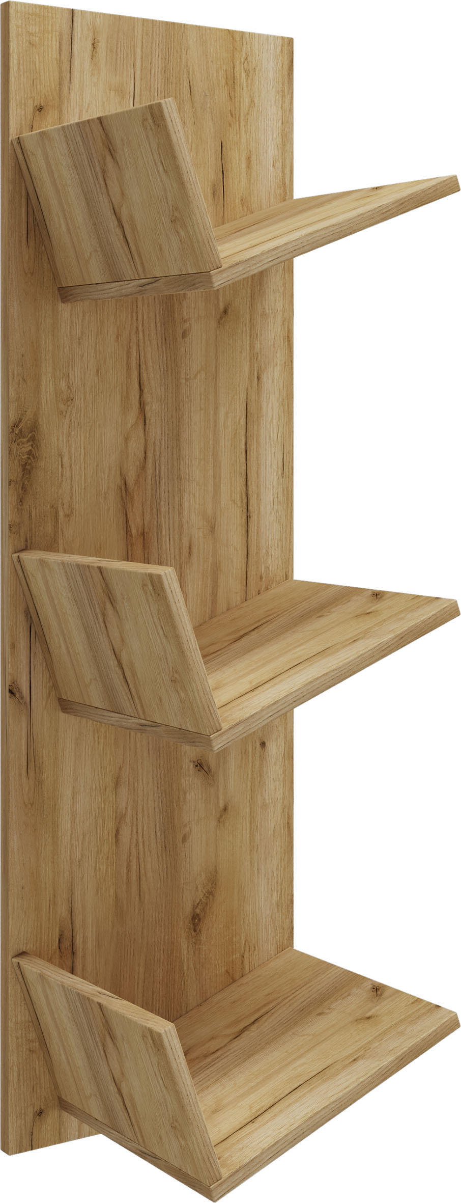 WEINREGAL 33/105,5/25,6 cm  - Eichefarben/Honig, Basics, Holzwerkstoff (33/105,5/25,6cm) - MID.YOU