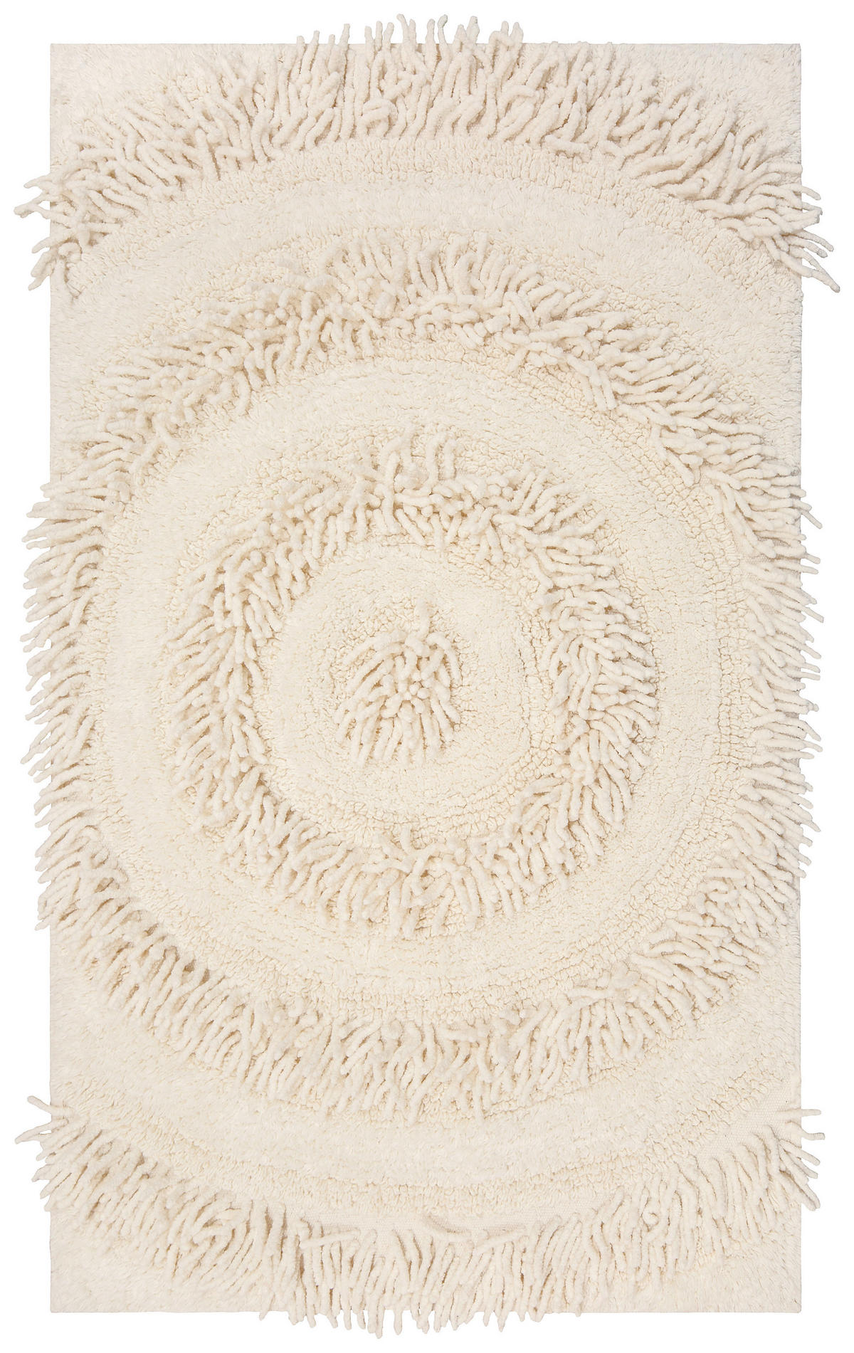 KUPATILSKA PROSTIRKA ROJ  krem 50/80 cm  - krem, Osnovno, tekstil (50/80cm) - Esposa