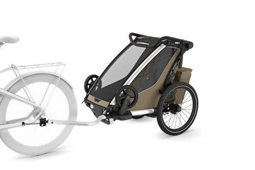 Thumbnail - Thule Fahrradanhänger Chariot Cross2 sngle, Hellbraun, Metall, Textil, 37.1x59x88 cm, Freizeit, Sport & Fitness, Fahrrad...